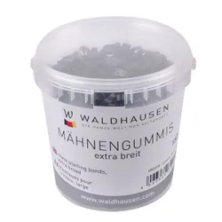 Mähnengummis EXTRA BREIT im Eimer 150 g schwarz