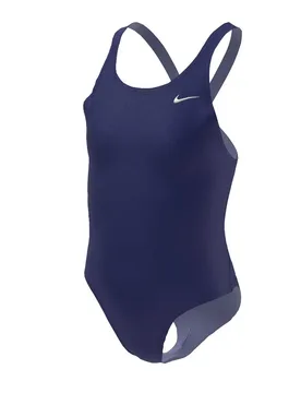 Hydrastrong Solids Fast Back Swimsuit Midnight Navy 8-9 Years Girls - Nike Swim - FashionsVida