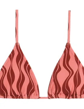 Top de bikini Triángulo Stromboli con estructura y foams extraíbles - Robin Collection - FashionsVida
