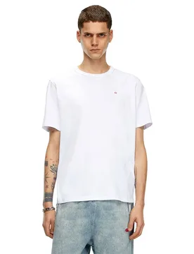 T-shirt à Manches Courtes T Adjust Microdiv Bright White S Homme - Diesel - FashionsVida