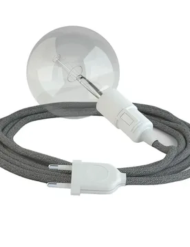 Cables Suspension Luminaire Rn02 3 M Grey / White One Size - Creative - FashionsVida