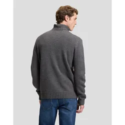 Relaxed Turtleneck Sweater Grey Heather Größe XXL male