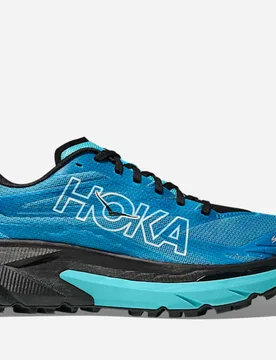 Men's Mafate 5 Trail Shoes in Skyward Blue/Black, Size 12 - HOKA - FashionsVida