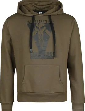 Disney Kapuzenpullover - The Mandalorian - Bounty Hunter - S bis M - für Männer - Größe M - grün - EMP exklusives Merchandise! - Männer - male - Star Wars - FashionsVida