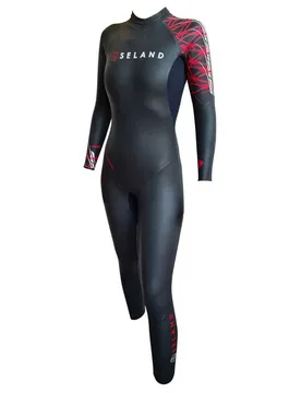 Triathlon Woman Long Sleeve Neoprene Wetsuit Black XL Women - Seland - FashionsVida