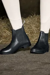 Pavia Unisex Leather Jodhpur Boots - - Size: 9