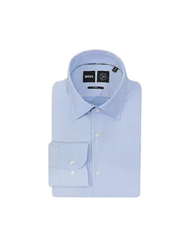 Camicia slim fit HANK azzurro 45 - BOSS - FashionsVida