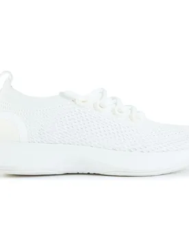 Womens Dasher Nz Trainers - White Nylon - Size Uk 5 - Allbirds - FashionsVida