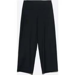 Pantalones rectos de mujer maxicintura rayas