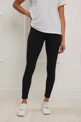 Women's High Waisted Premium Leggings Pants in Black Size: 10 - Black - Size: 10