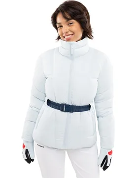 Chaqueta esquí acolchada retro mujer Alpengold-W Light Blue - Siroko - FashionsVida