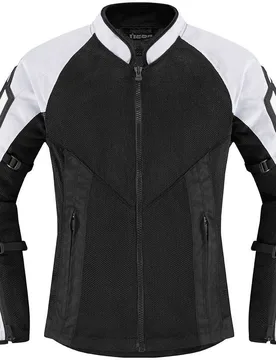Giubbotto Moto Donna Estivo MESH AF Bianco taglia 2XL - Icon - FashionsVida