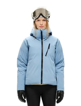 Veste En Duvet Pertex Reversible Tecno Castle Wall / Mountain Spring S - The Mountain Studio - FashionsVida