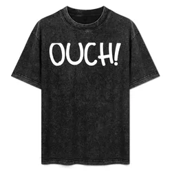 OUCH! T-Shirt Daily Work Short Sleeve Top