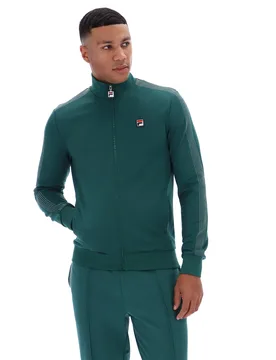 Rain Forest Keith Contrast Stitch Track Top - XS - FILA - FashionsVida