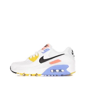 Scarpa Bassa Donna W Air Max 90 White/black/pure Platinum/solar Flare - Nike - FashionsVida