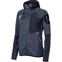 Ragger hood jkt w forro polar mujer Gris (XL)