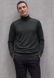 Street One Basic Pullover mit Turtle Neck male Grau