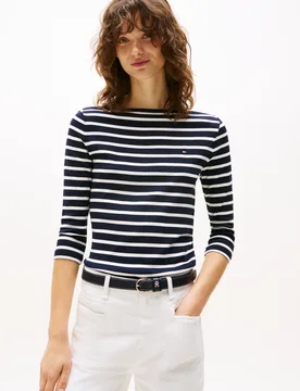 NEW CODY SLIM BOAT-NK 3/4SLV female - M - FashionsVida