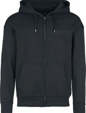 Kapuzenjacke - Snoopy - S bis 3XL - für Männer - Größe M - schwarz - EMP exklusives Merchandise! - Männer - male - Peanuts - FashionsVida