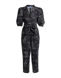 Mono enterizo Mujer Negro 32,34,36,38,40,42 Mujer