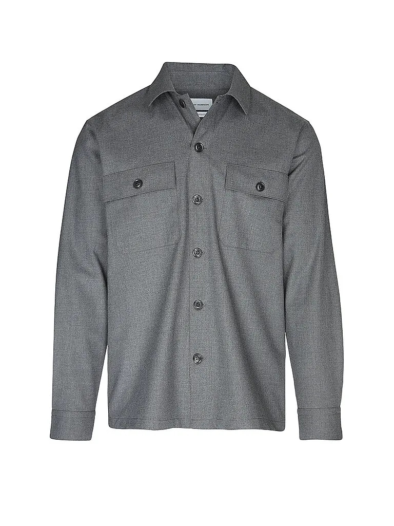 Overshirt grigio chiaro XXXL - Robson - FashionsVida