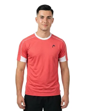 Play Tech Short Sleeve T-shirt Grapefruit L - Head Racket - FashionsVida