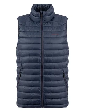 Weird Fish Langtree Lightweight Showerproof Padded Gilet Size 2XL - men men all-mens men coats-jackets men coats-jackets gilets offers all-offers offe - Navy - FashionsVida