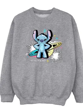 Women's Lilo & Stitch Techno Stitch Sweatshirt in Grey Size: Large - Grey - Size: L - Disney - FashionsVida