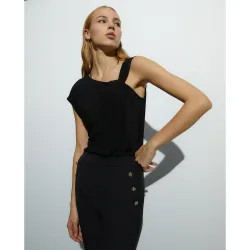 Pantalón tobillero de mujer tiro alto