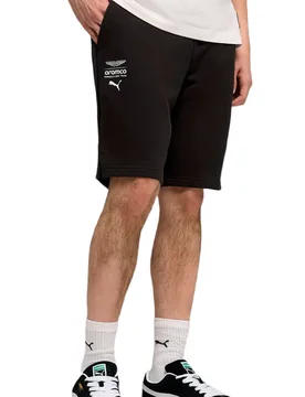X aston martin aramco f1 team essential bermudas hombre Negro (S) - Puma - FashionsVida