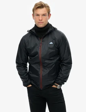 Superdry Herren Gesticktes Logo Essential Tri Windbreaker-Jacke, Marineblau, Größe: L - 99.99 - FashionsVida