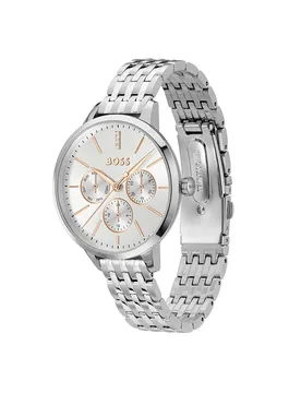 Montre Symphony Le 38 Mm Silver / Silver / Mineral One Size - BOSS - FashionsVida