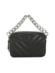 Borsa in pelle - Borsa a tracolla EMILY QUILTING nero