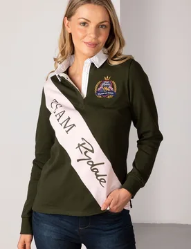 Sash Womens Rugby Shirt - - Size: 10 - Rydale - FashionsVida
