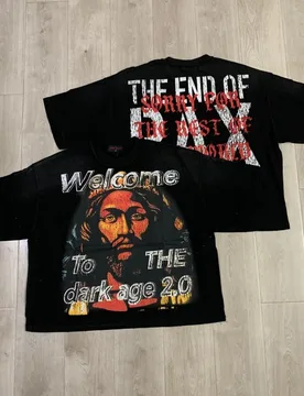 Rare Peace Oversized Hip-Hop Fashion Printed Rhinestone Black Men's Women's Summer Short-Sleeve T-Shirt - Aliexpress - FashionsVida