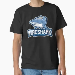 Cyber Security - Wireshark Network Sniffer Ubuntu Linux Operating System Graphic T‑Shirt Geek IT Developer Fan Gift Streetwear