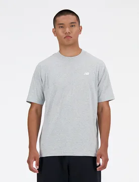 Essentials Men T-Shirts - Grey - Size XL - Cotton Jersey - Grey - Size: Extra Large - New Balance - FashionsVida