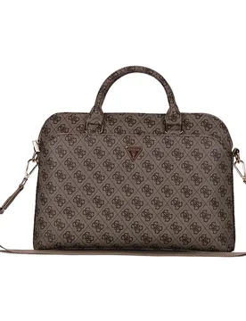 Sac à Dos Pour Ordinateur Portable Pu 4g Triangle Logo 13/14/15´´ Brown One Size unisex - Guess - FashionsVida