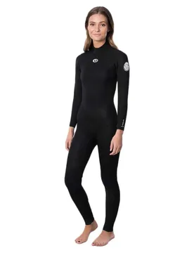 Combinaison En Néoprène à Manches Longues Et Fermeture éclair Dans Le Dos Freelite Flat Lock 3/2 Mm Black 4 - Rip curl - FashionsVida