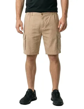 Short Cargo 180003 Relaxed Fit Soft Camel S - Scotch & Soda - FashionsVida