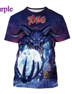 Hot-selling Heavy Metal Rock Band 3D Printed T-shirt, Summer Hip-hop Street Casual, Oversized Round-neck Harajuku Top Suitable F - Aliexpress - FashionsVida