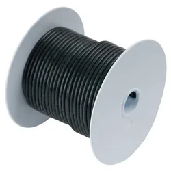 Tinned Copper Battery Cable 2/0 Awg/62 Mm2 Black 30 m unisex