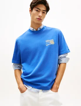 TJM 90S BUBBLE FLAG SS TEE male - M - FashionsVida