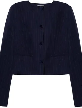 Chaqueta corta de mujer forrada con manga sastre y 4 botones - The-Are - FashionsVida