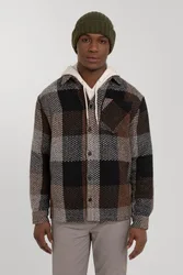 Mens Check Overshirt - - Size: M