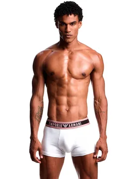 Boxers Em000231_af19055 Trunk White S - Emporio armani - FashionsVida