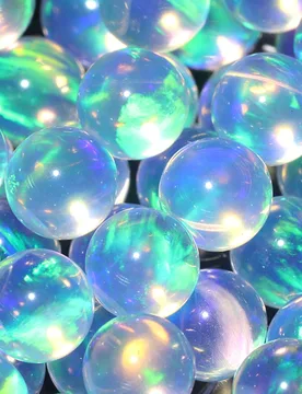 Heat Resistant Ball Synthetic Semi-transparent Opal Bead Sphere for Glass Art Universe Necklace - Aliexpress - FashionsVida