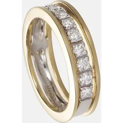 Anillo Luzz de oro y diamantes