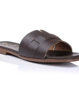Flache Sandalen Flache Sandale Alexia - Leder 36;37;38;39;40;41 - Oh My Sandals - FashionsVida